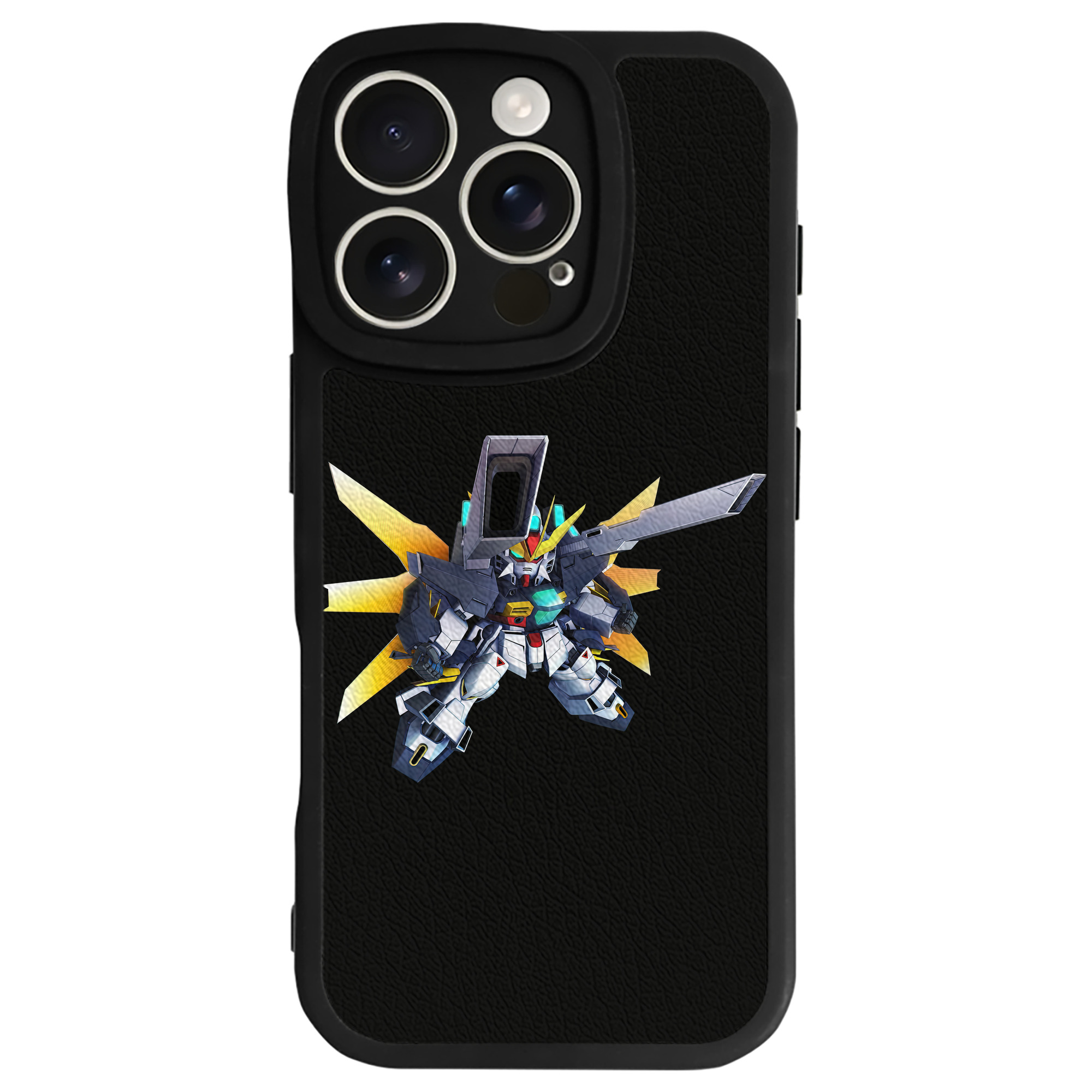 （画像用） 機動戦士ガンダム Mobile Suit Gundam 【iPhone 16シリーズ対応】シリコンスマホケース（レザー調） 材質：シリコン